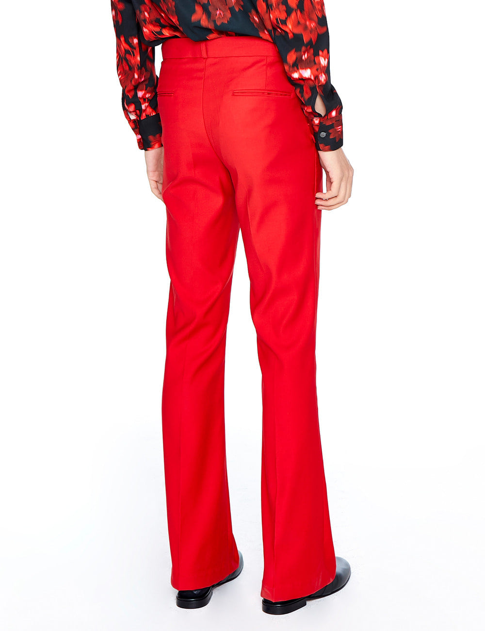 EPONYM CLASSIC FLARE SUIT PANTS_RED