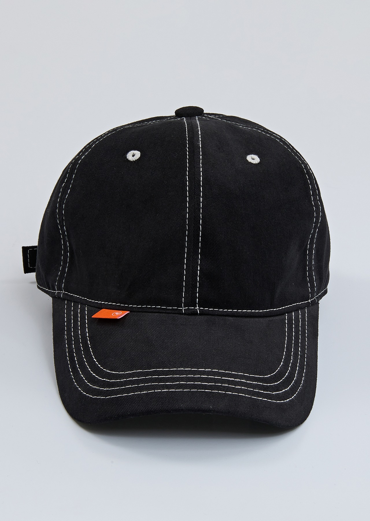 Stitch ball cap (BLACK)