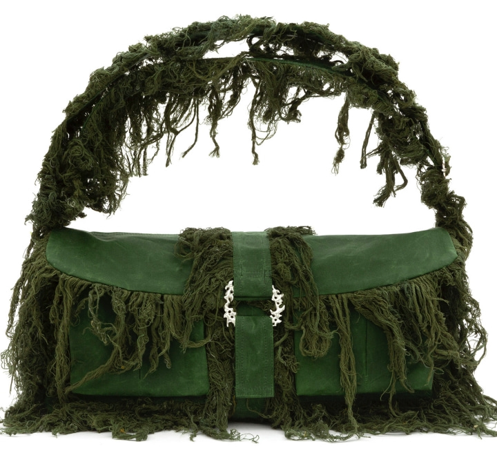 Essence Oilskin Bag Forest Green